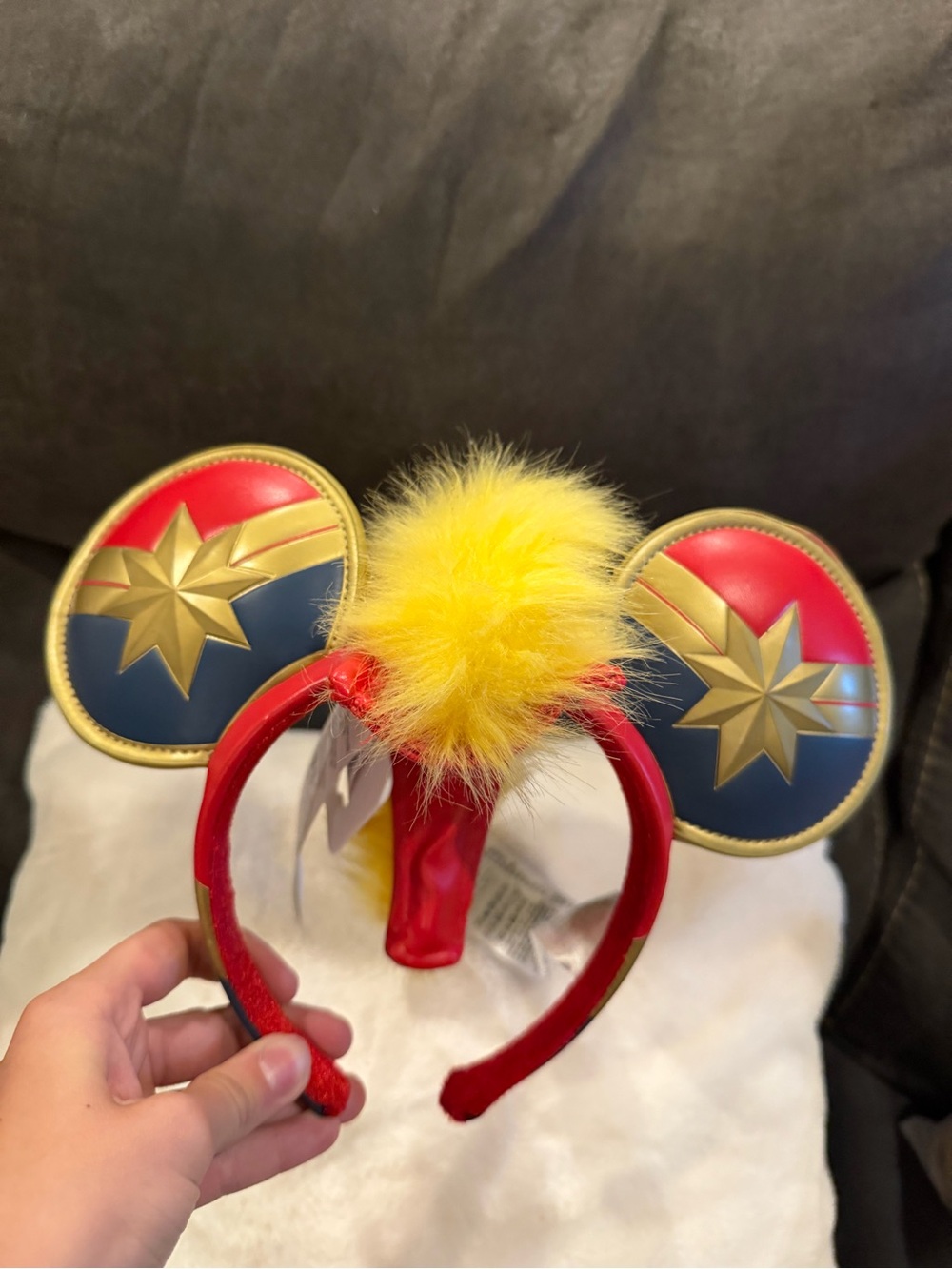 Marvel Captain Marvel W/Faux Mohawk Ear Headband